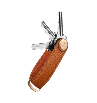 Orbitkey Key Organiser Pebbled-Leather (Braun)