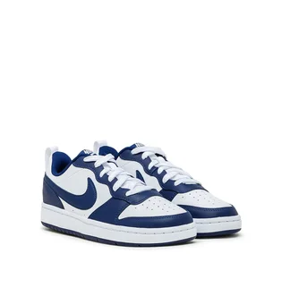 Nike Court Borough Low 2 (GS) (Weiß / Navy)