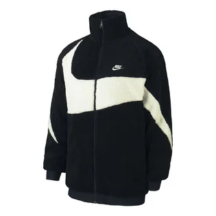 Nike NSW Reversible Fullzip Jacket (Schwarz / Weiß)