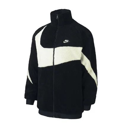 Nike NSW Reversible Fullzip Jacket (Schwarz / Weiß)