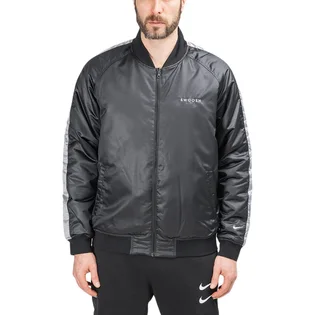 Nike Swoosh Reversible Woven Bomber Jacket (Schwarz)