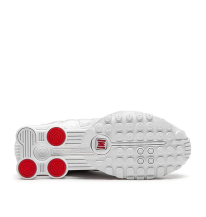 Nike WMNS Shox R4 (Weiß / Silber)