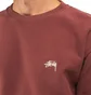 Stüssy Logo Crew (Rostrot)