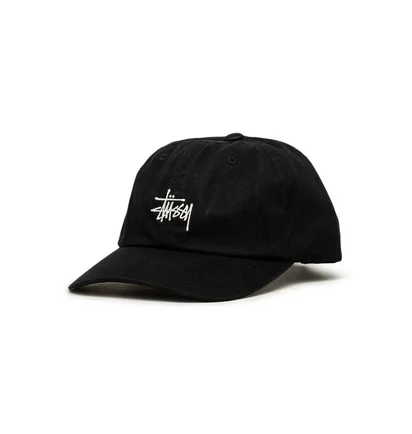 Stüssy Stock Low Pro Cap (Schwarz)