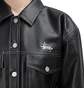 Stüssy WMNS PU Trucker Dress (Schwarz)