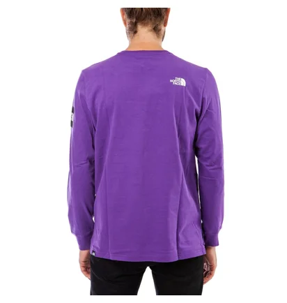 The North Face M LS Fine 2 Tee (Lila)