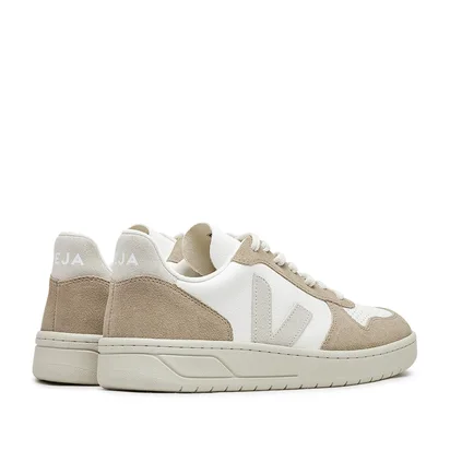 Veja V-10 Leather (Beige / Braun)