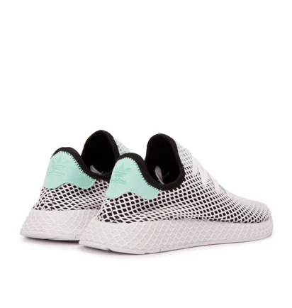 adidas Deerupt Runner (Schwarz / Weiß / Mint)
