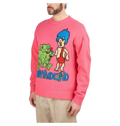 Brain Dead Buddies Sweater (Fuchsia)
