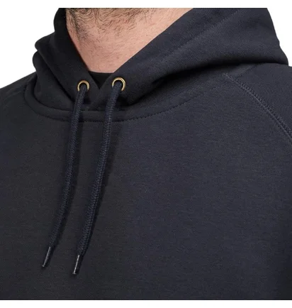 Carhartt WIP Hooded Chase Sweatshirt (Navy / Gold)