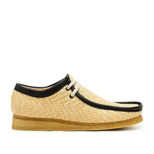 Clarks Originals Wallabees Natural Raffia (Beige / Schwarz)
