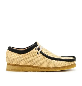 Clarks Originals Wallabees Natural Raffia (Beige / Schwarz)