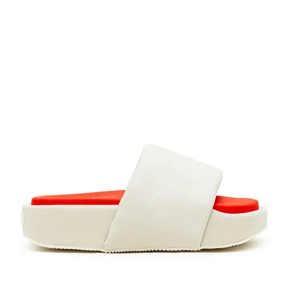 adidas Y-3 Slide 'White' (Weiß / Rot)