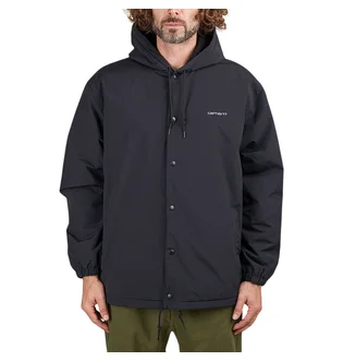 Carhartt WIP Hooded Coach Jacket (Schwarz)