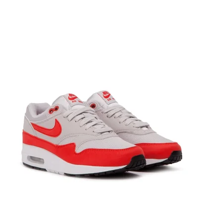 Nike WMNS Air Max 1 (Hellgrau / Rot)