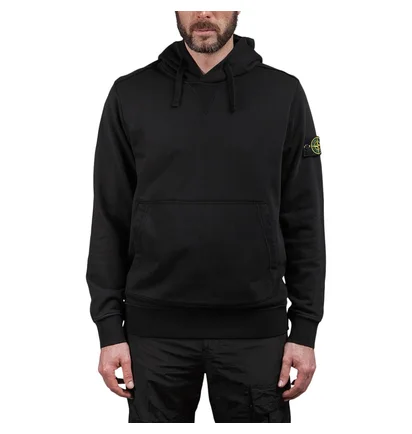 Stone Island Hooded Sweater (Schwarz)
