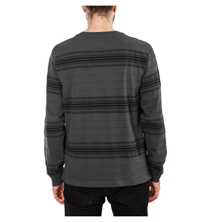 Stüssy Travis LS Crew (Dunkelgrau)