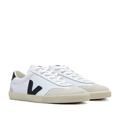 Veja Volley Canvas (Weiß / Schwarz)