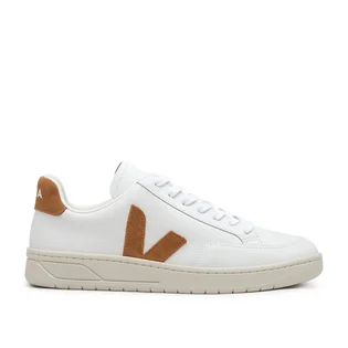 Veja V-12 Leather (Weiß / Braun)