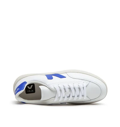 Veja WMNS V-12 Leather (Weiß / Blau)