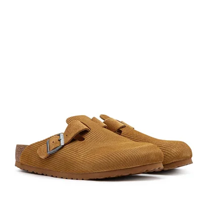 Birkenstock Boston Suede Embossed (Braun)