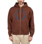 Brain Dead Collegiate Zip Up Hoodie (Braun)