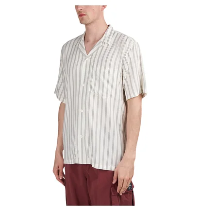 Carhartt WIP S/S Reyes Shirt (Beige / Schwarz)