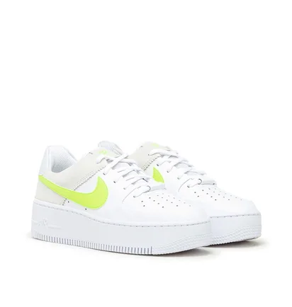 Nike WMNS Air Force 1 Sage Low (Weiß / Gelb)