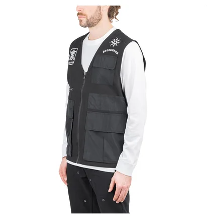 Pleasures Strike Vest (Schwarz)