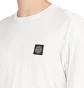 Stone Island Patch Long Sleeve T-Shirt (Weiß)