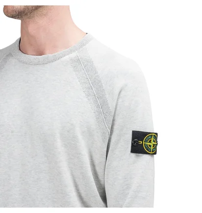 Stone Island Reversible Knit Pullover (Hellgrau)