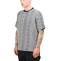 Stüssy Check Crew Tee (Schwarz / Weiß)