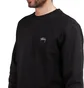 Stüssy Stock Logo Crew (Schwarz)