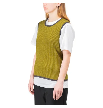 Stüssy WMNS Talo Sweater Vest (Olive / Schwarz)