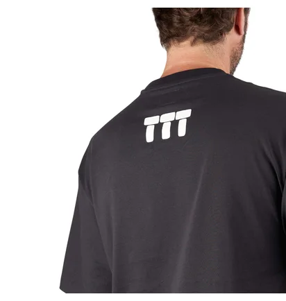 The Trilogy Tapes TTT Tetris Teeth T-Shirt (Schwarz / Glow in the Dark)