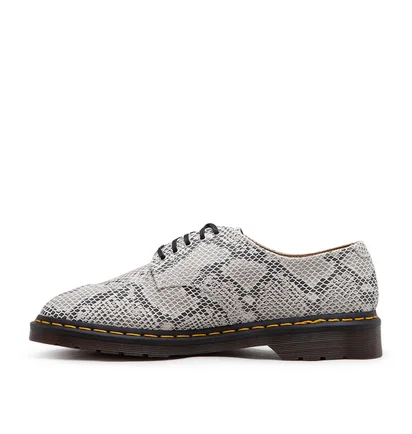 Dr. Martens 2046 Python Print Suede (Beige / Schwarz)