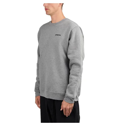Patagonia Fitz Roy Icon Uprisal Crew Sweatshirt (Grau)