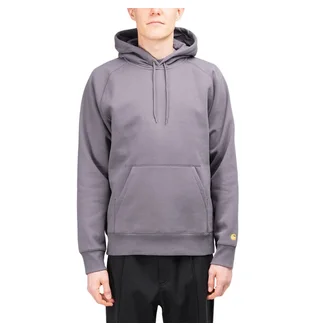 Carhartt WIP Hooded Chase Sweat (Purple / Gold)