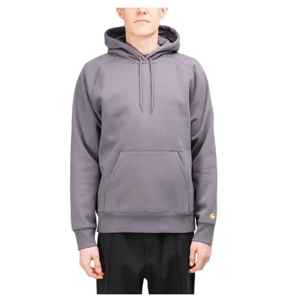 Carhartt WIP Hooded Chase Sweat (Purple / Gold)
