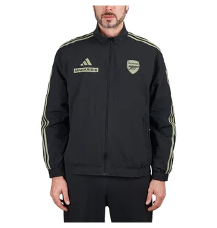 adidas x AFC x Maharishi Anthem Jacket (Schwarz / Hellgrün)