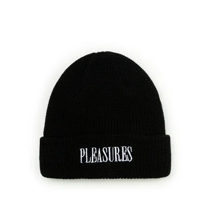 Pleasures Balance Logo Beanie (Schwarz)