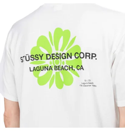 Stüssy Laguna Flower Tee (Weiß)