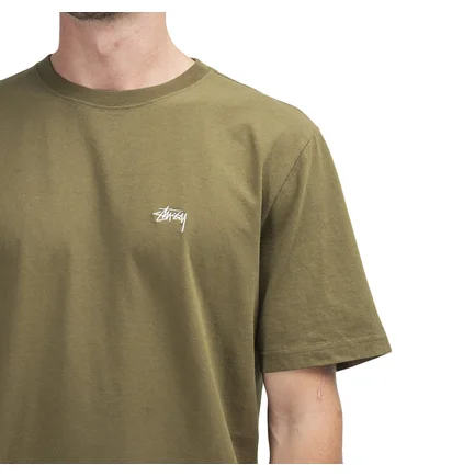 Stüssy Stock S/SL Crew (Olive)