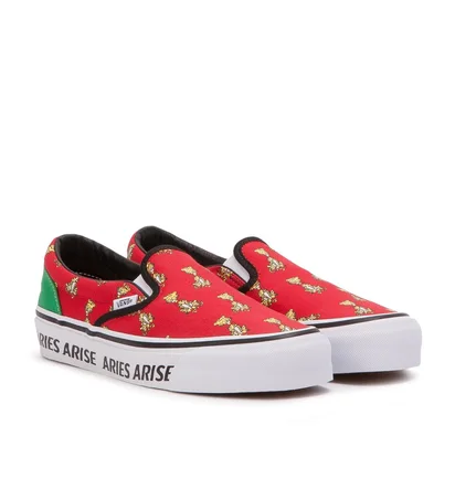 Vans x Aries OG Classic Slip-On (Rot)