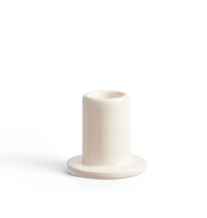 HAY Tube Candleholder Small (Creme)
