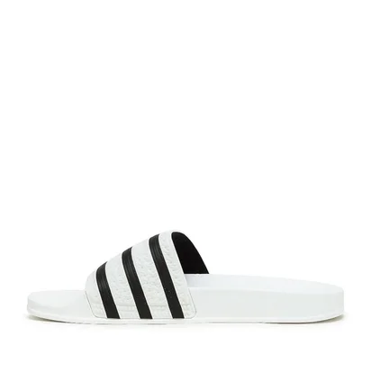 adidas Adilette (Weiß / Schwarz)