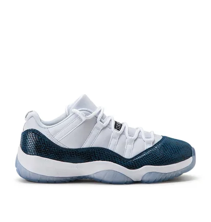 Air Jordan 11 Retro Low LE 'Blue Snakeskin' (Weiß / Blau)
