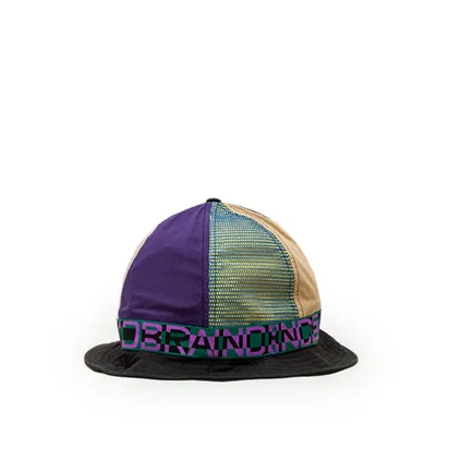 Brain Dead Nigel Colour Bell Bucket Hat (Schwarz / Multi)