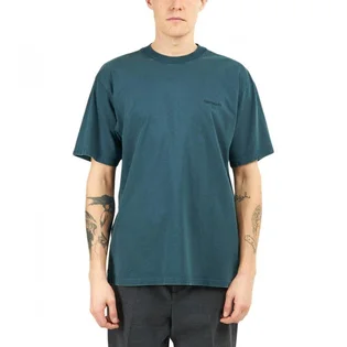 Carhartt WIP S/S Mosby Script T-Shirt (Dunkelgrün)