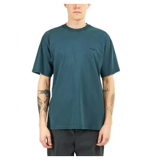 Carhartt WIP S/S Mosby Script T-Shirt (Dunkelgrün)